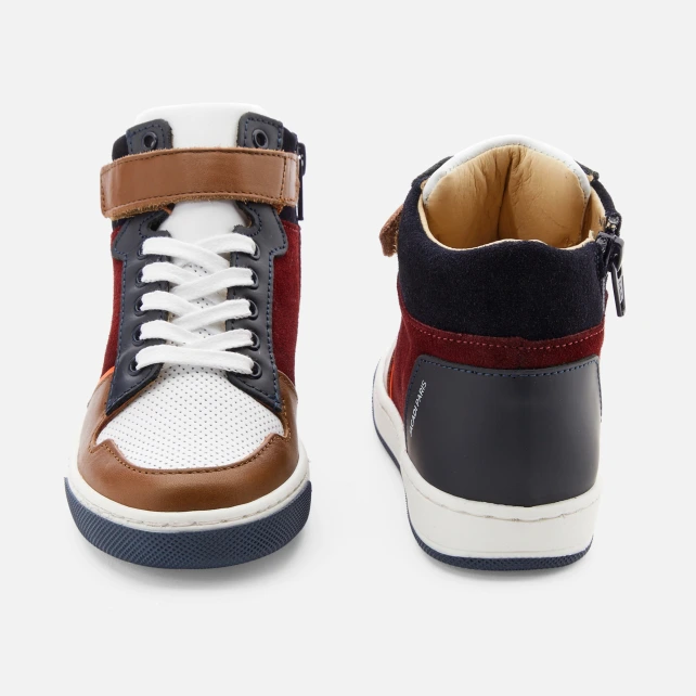 Boy high-top trainers
