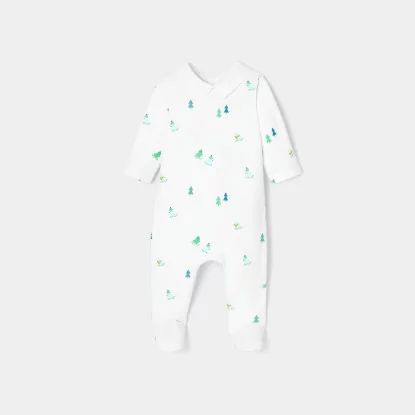 Chlapecké sametové pyžamo pro miminka