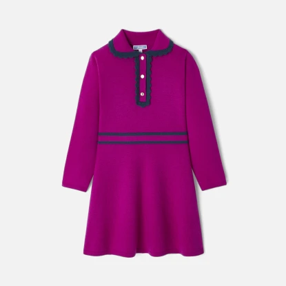 Dívčí pletené šaty