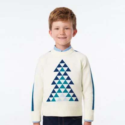 Chlapecký vánoční svetr