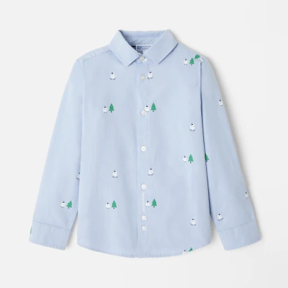 Chlapecká košile na vánoční sezónu