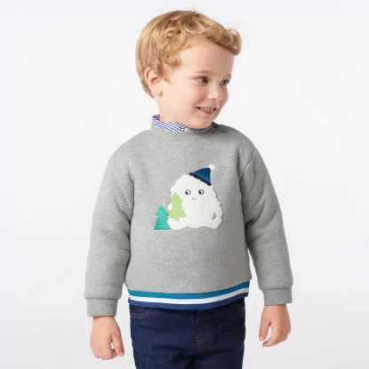 Fleecový svetr pro chlapecké miminko