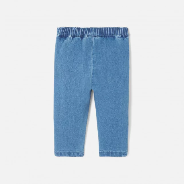 Kalhoty pro miminko z lehkého džínového materiálu