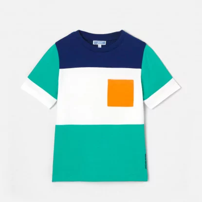 Chlapecké tričko s barevnými bloky