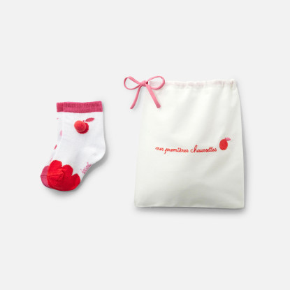 Dvojice ponožek pro miminko (dívka)