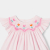 Dívčí šaty z bavlněného fil à fil