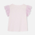 Girl T-shirt with ruffled sleeves