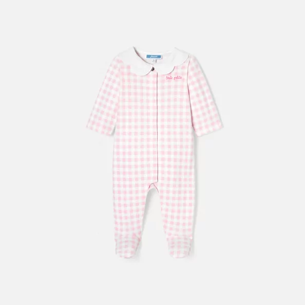 Baby girl gingham print  pyjamas
