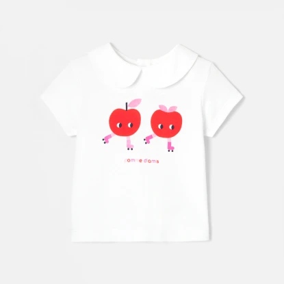Baby girl short-sleeved T-shirt