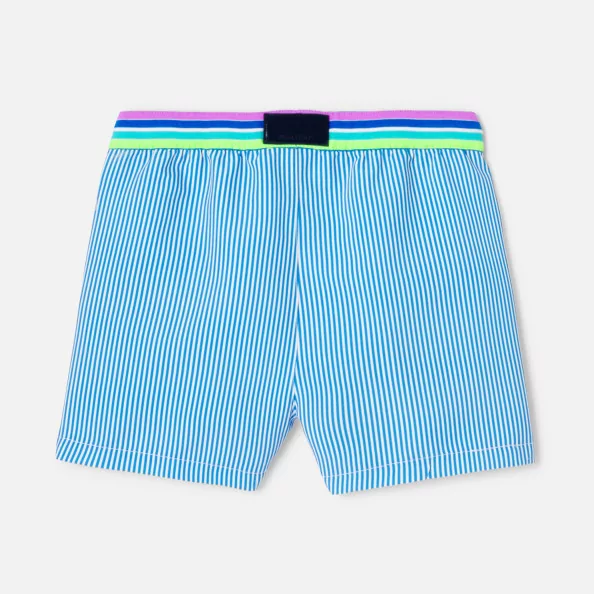 Boy striped swim shorts