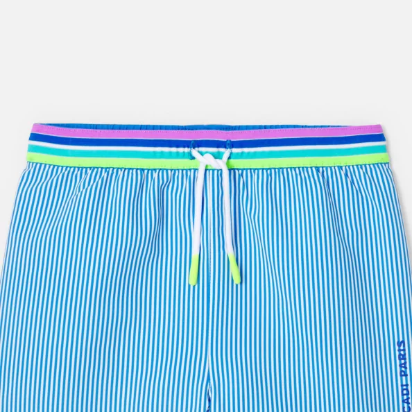 Boy striped swim shorts