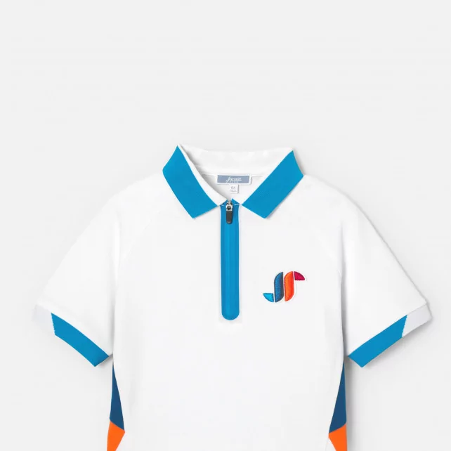 Boy polo shirt in cotton piqué