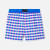 Boy bathing shorts in gingham