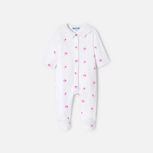 Baby girl pyjamas in interlock