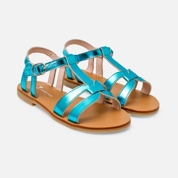 Child leather sandals