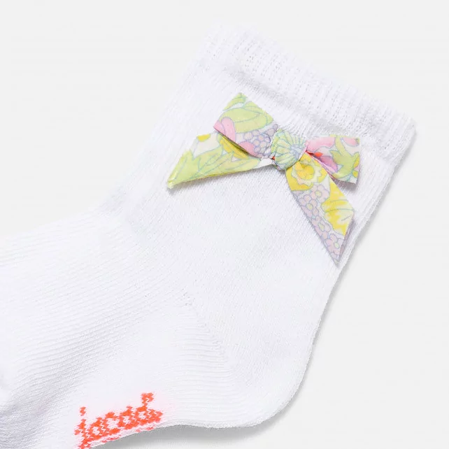 Baby girl Liberty Fabrics socks with bow