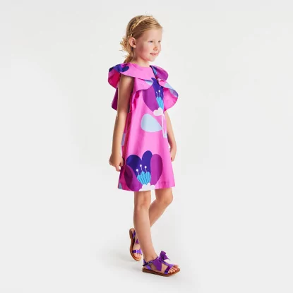 Dívčí šaty z popelínu