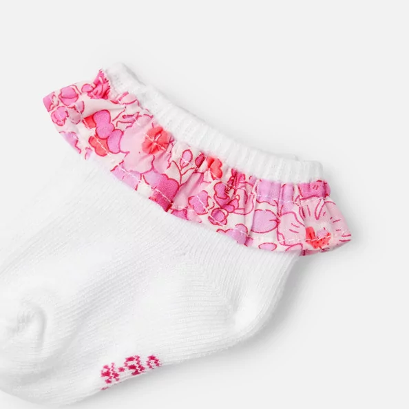 Ponožky pro miminko s volánkem