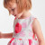 Šaty pro miminko s kříženými ramínky na zádech