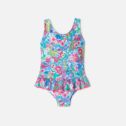 Baby girl swimsuit in Liberty fabric