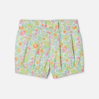 Baby girl shorts in Liberty fabric