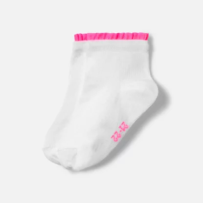 Ponožky pro miminko s neonovou volánkou