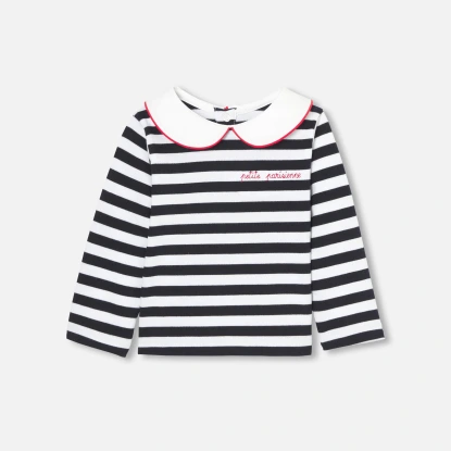 Baby girl Breton tee