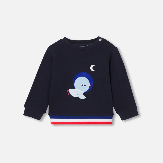 Baby boy fleece sweatshirt