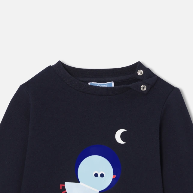 Baby boy fleece sweatshirt