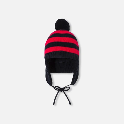 Striped baby hat