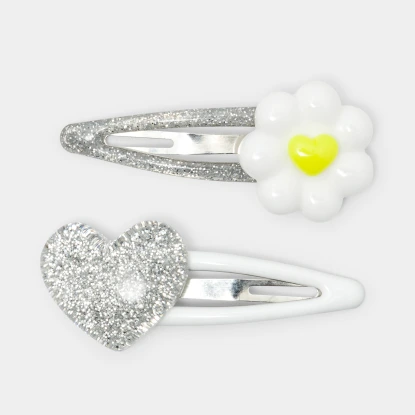 Duo of baby girl clips