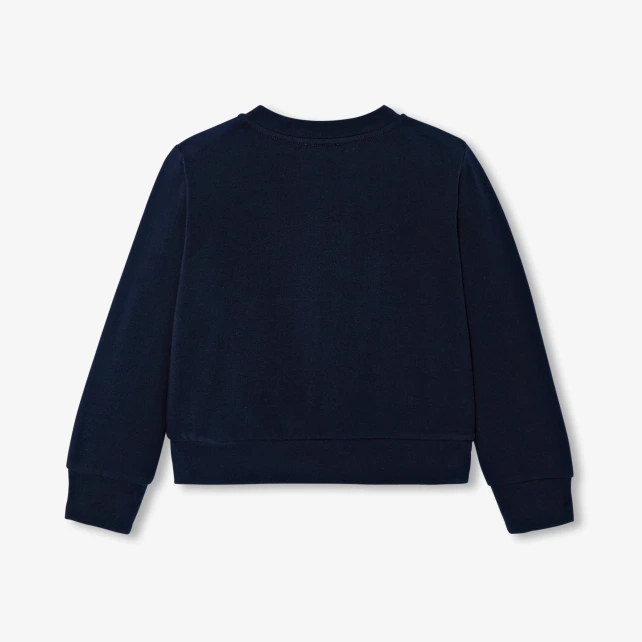 Dívčí fleecový svetr na zip