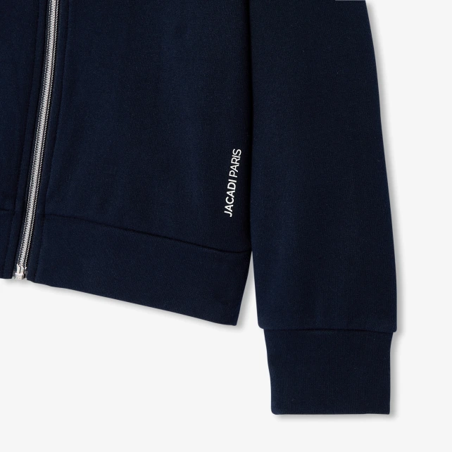 Dívčí fleecový svetr na zip