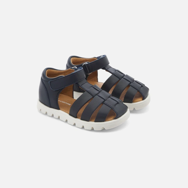 Baby boy leather sandals