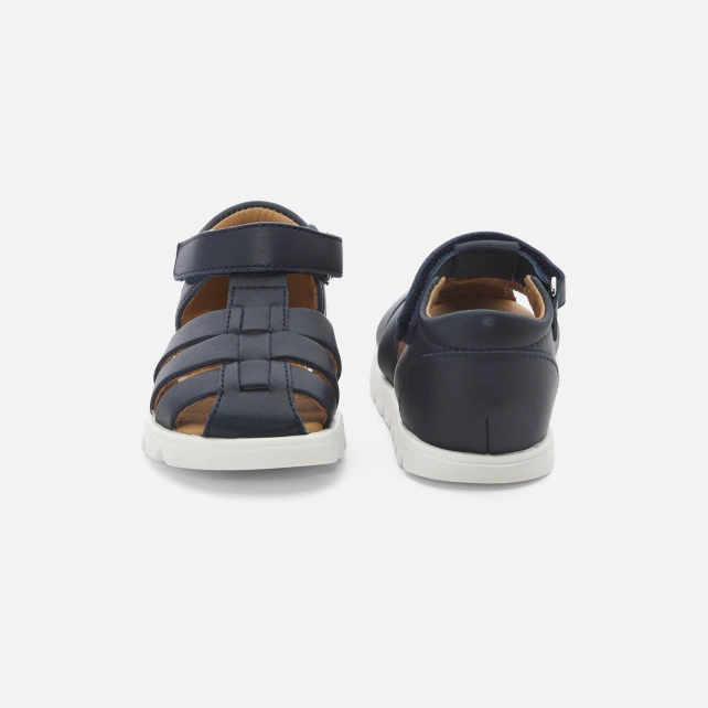 Baby boy leather sandals