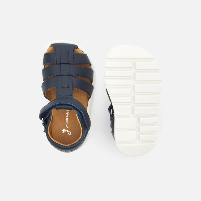 Baby boy leather sandals