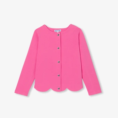 Girl fleece cardigan