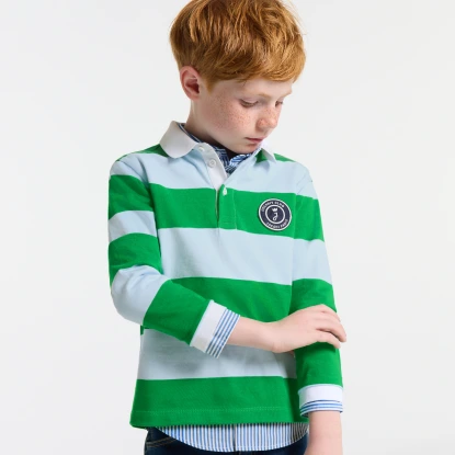 Boy cotton polo shirt