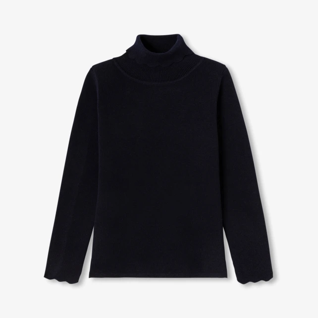 Girl turtleneck sweater