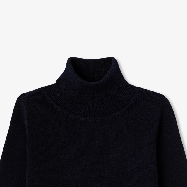 Girl turtleneck sweater