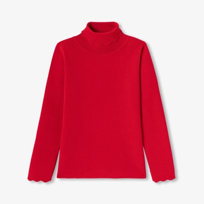 Girl turtleneck sweater