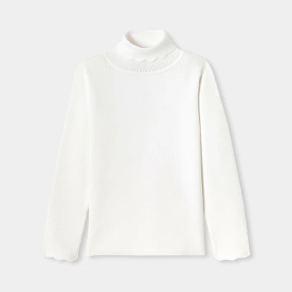 Girl turtleneck sweater