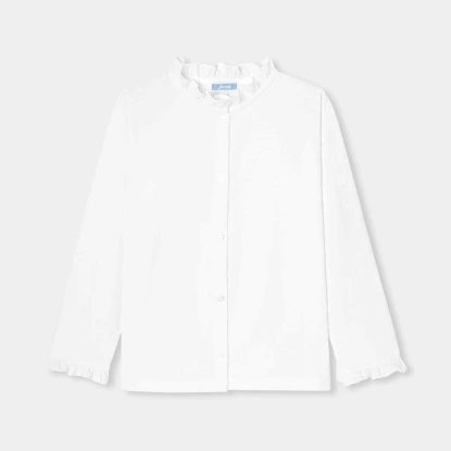 Dívčí halenka z bavlněného žerzeje