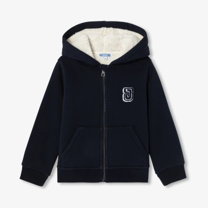 Boy zip-up sweatshirt