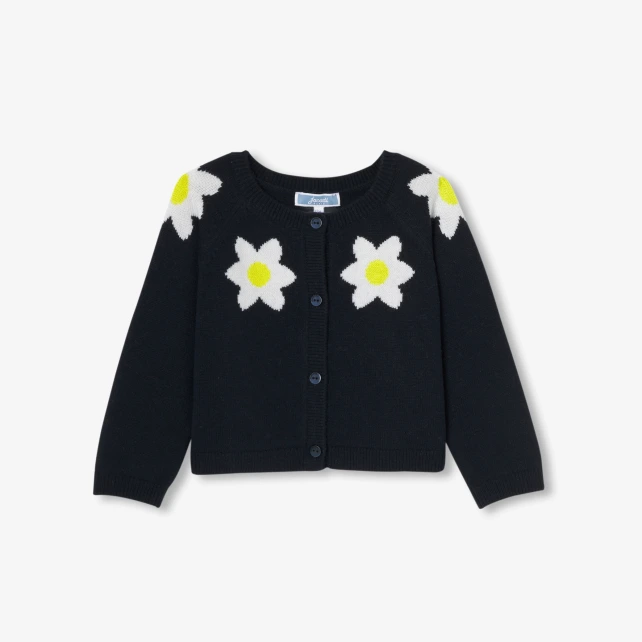 Kardigan pro holčičku z vlny a kašmíru