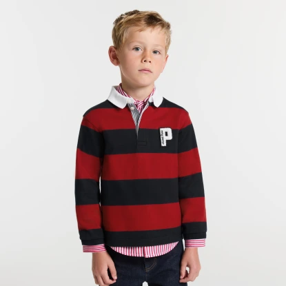 Boy rugby polo shirt