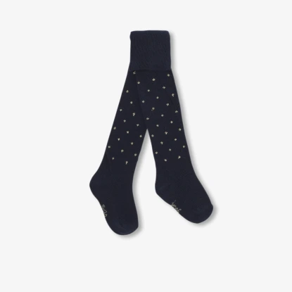 Baby girl polka dot tights