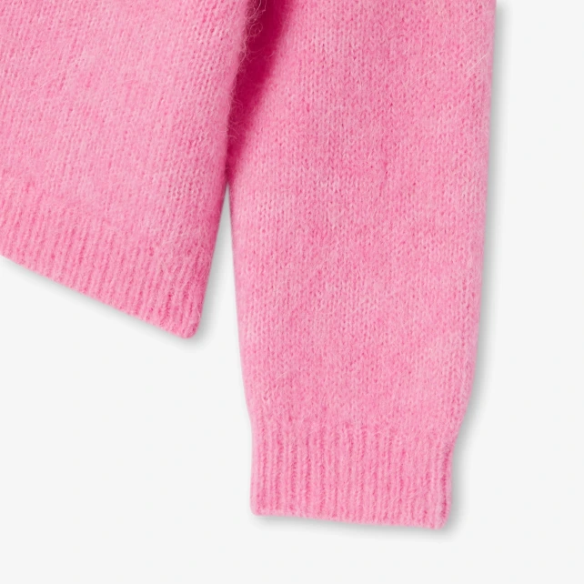 Kardigan pro holčičku z vlny a alpaky