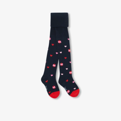 Vzorované punčochové kalhoty pro holčičku