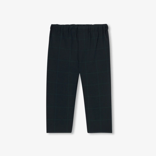 Baby boy plaid flannel trousers
